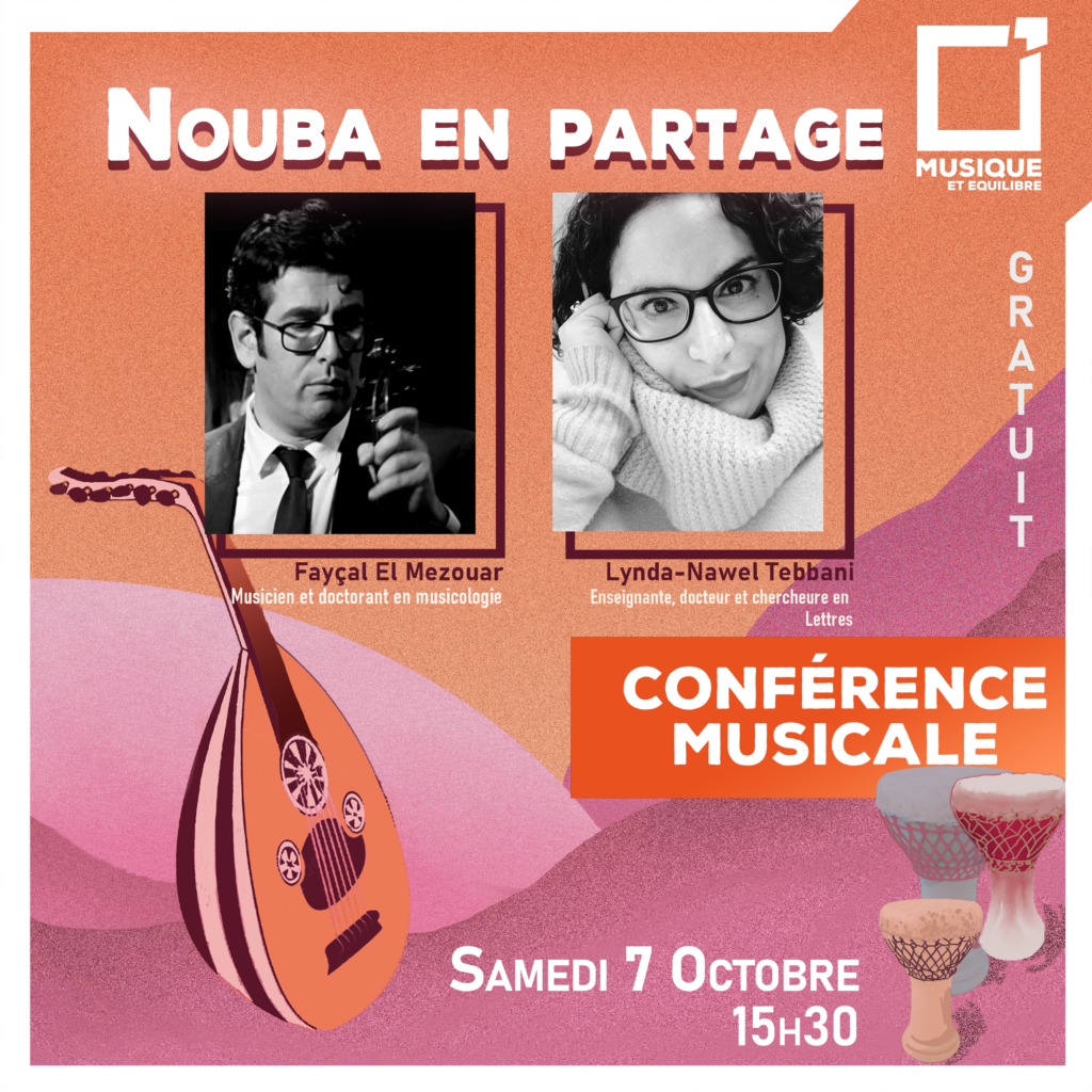 conférence musicale nouba en partage musique arabo andalouse musique algérienne argonaute diwan centre asla