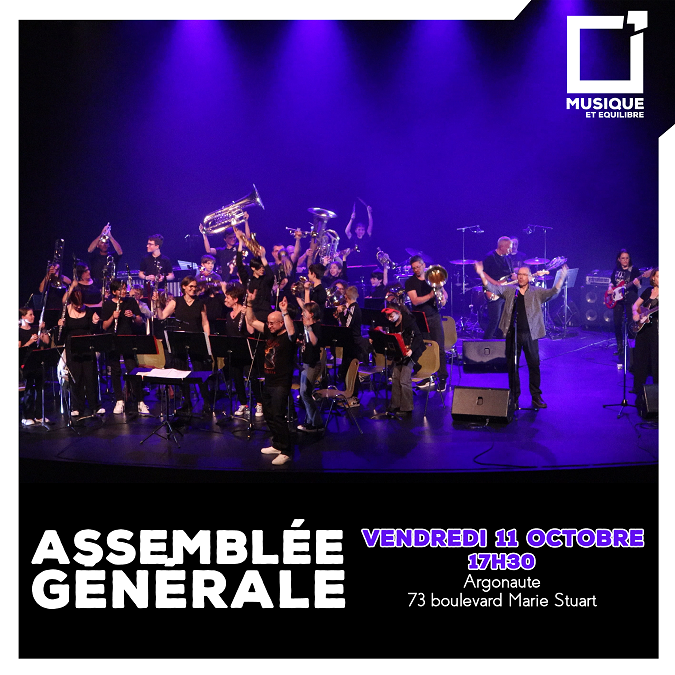 assemblée générale association musique et équilibre école de musique orléans loiret