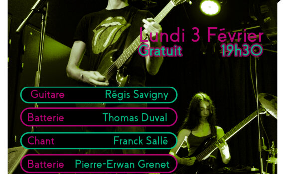 février argonaute live concert chant guitare batterie