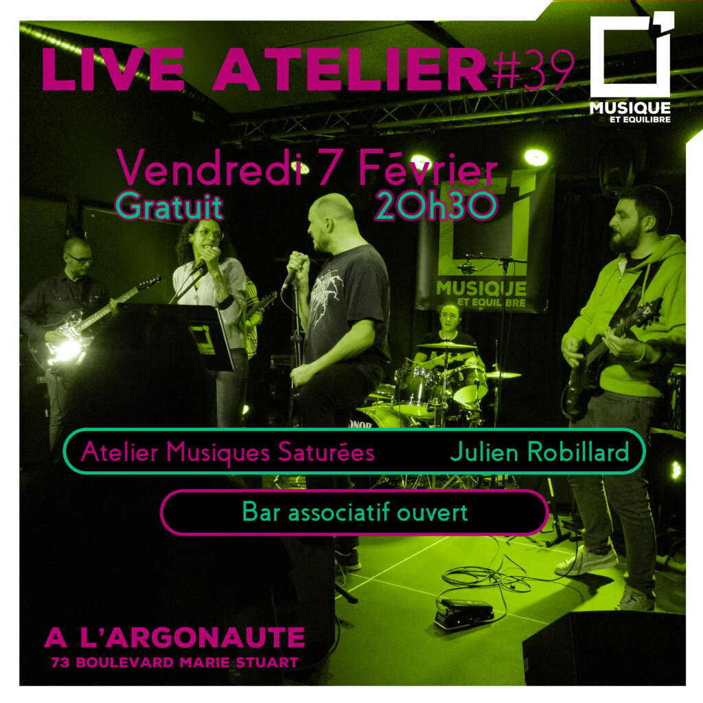 live atelier concert rock metal orleans argonaute
