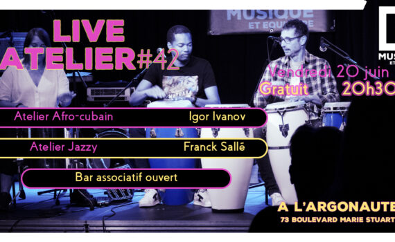 live atelier concert argonaute salle de concert orléans loiret percussions jazz jazz franck sallé