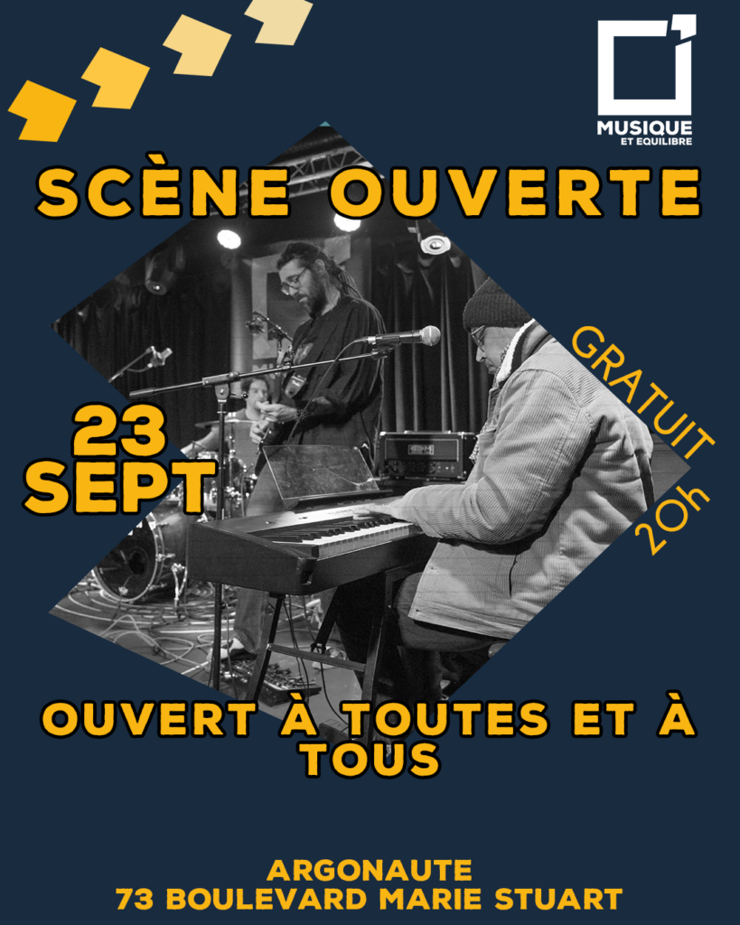 Scene ouverte atelier boeuf jam musique et équilibre orléans salle de concert loiret
