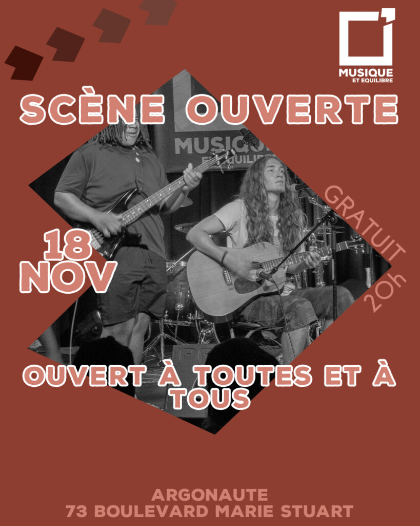 scène ouverte jam boeuf orléans loiret argonaute salle de concert musique