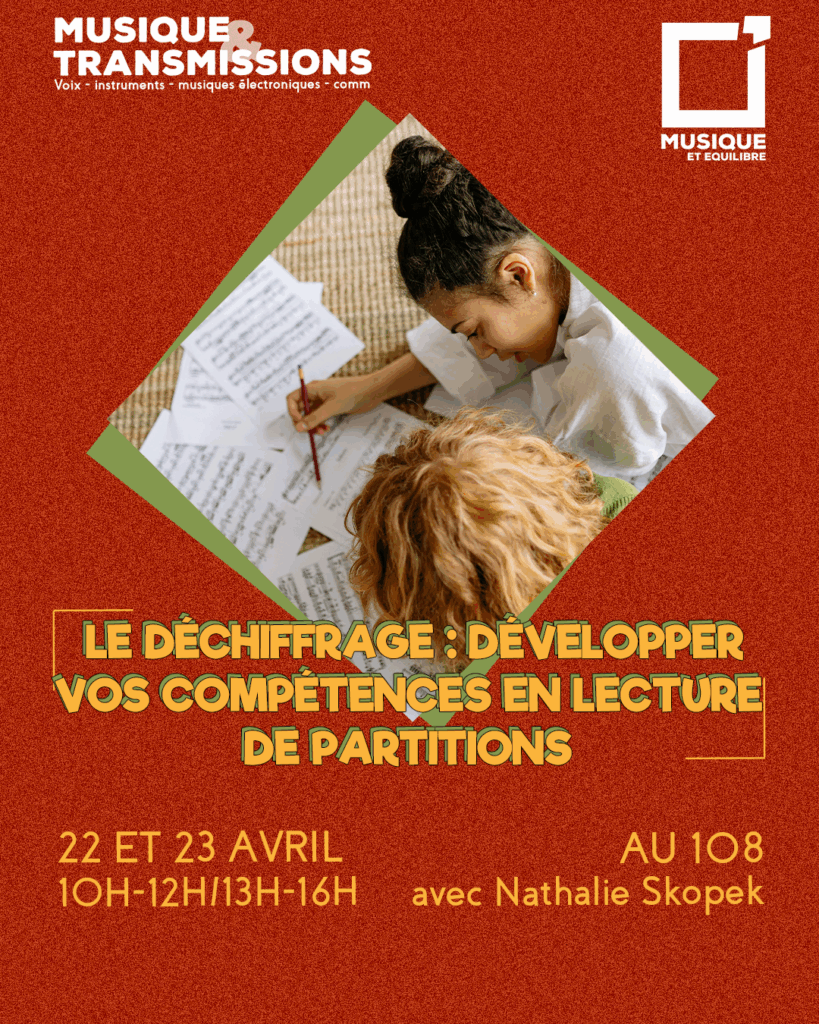 musique et équilibre stage déchiffrage lire les partitions