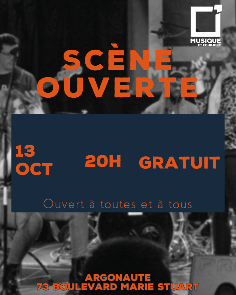 Scène ouverte argonaute orléans loiret boeuf jam salle de concert